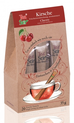 Kirsche| 20 umweltfreundliche Teesticks